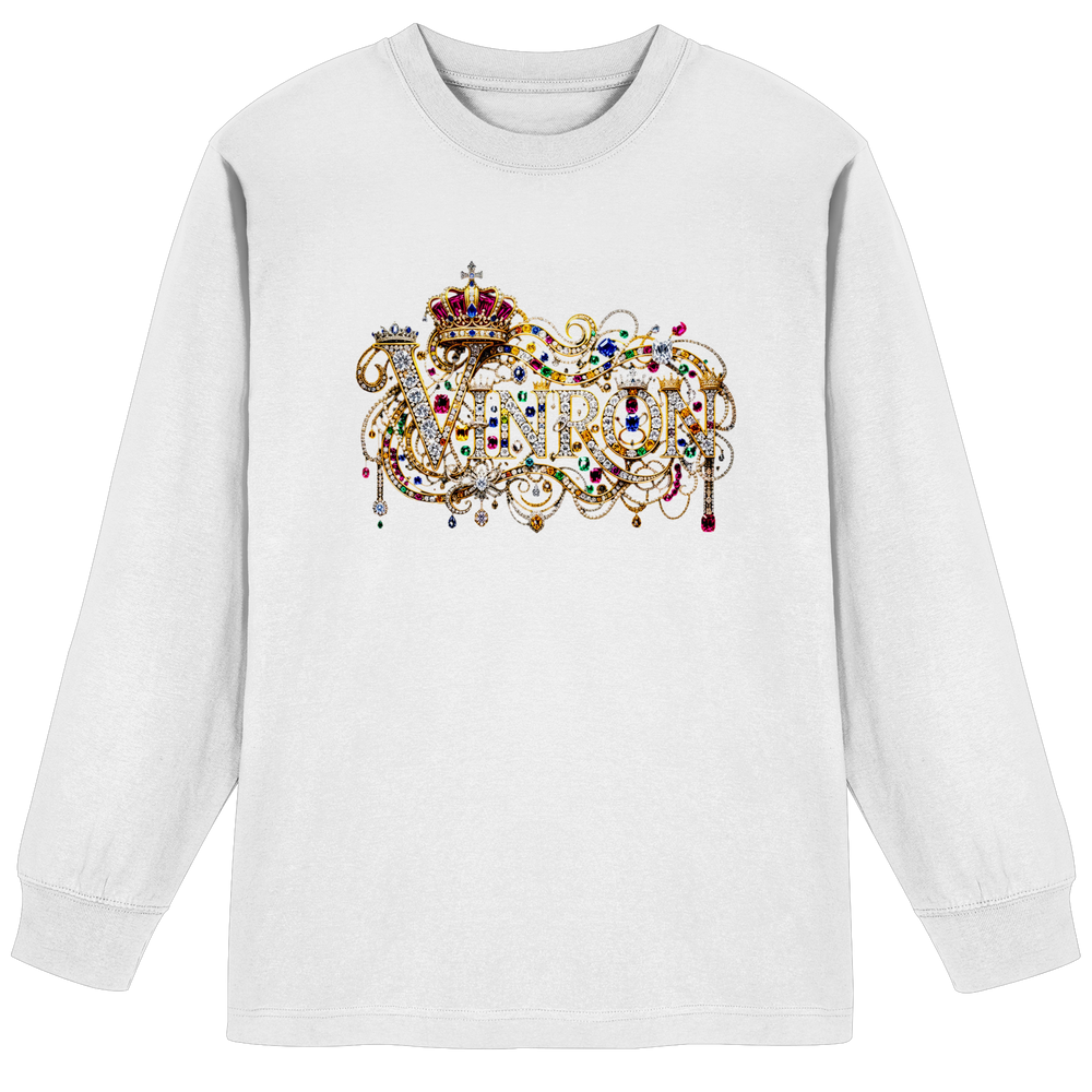 Vinron Joker Bling - Organic Heavy Oversized Longsleeve T-Shirt