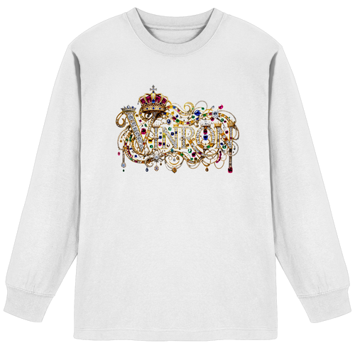 Vinron Joker Bling - Organic Heavy Oversized Longsleeve T-Shirt