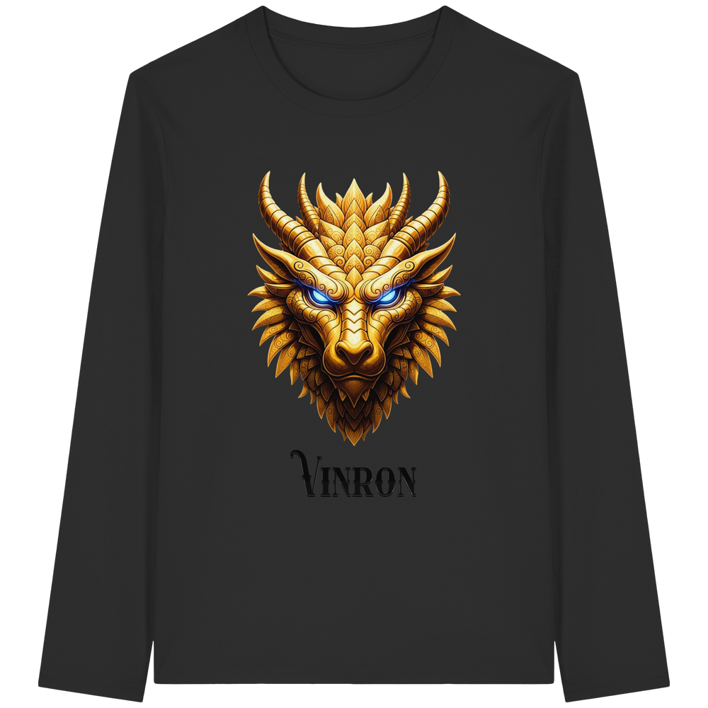 Vinron Dragon with Vinron  - Organic Longsleeve T-Shirt