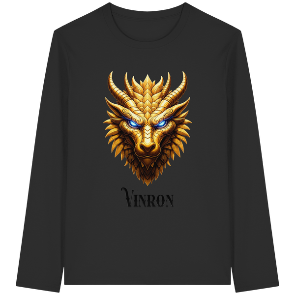 Vinron Dragon with Vinron  - Organic Longsleeve T-Shirt