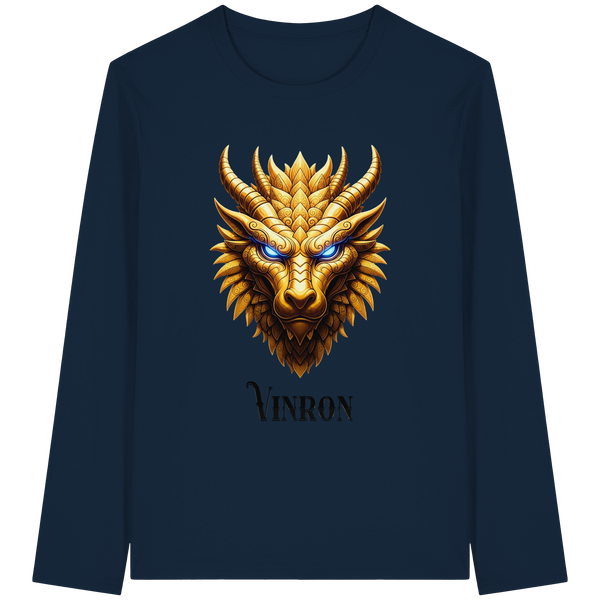 Vinron Dragon with Vinron  - Organic Longsleeve T-Shirt