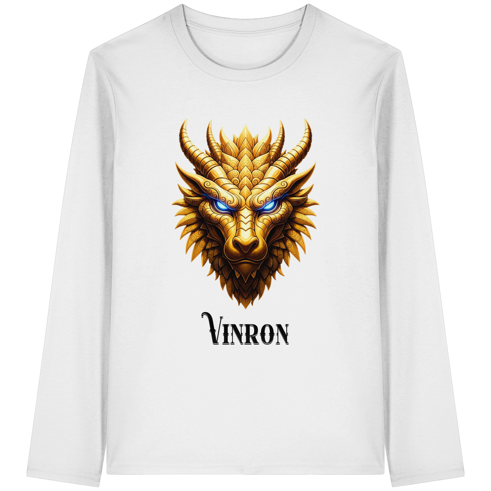 Vinron Dragon with Vinron  - Organic Longsleeve T-Shirt