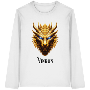 Vinron Dragon with Vinron  - Organic Longsleeve T-Shirt