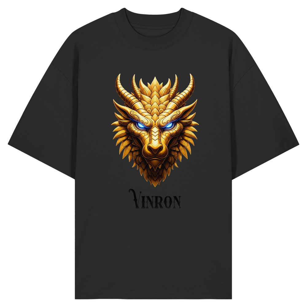 Vinron Dragon with Vinron  - Organic Oversize Shirt