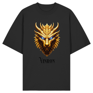 Vinron Dragon with Vinron  - Organic Oversize Shirt
