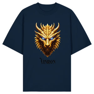 Vinron Dragon with Vinron  - Organic Oversize Shirt