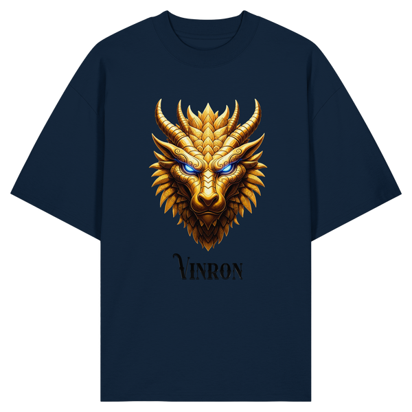 Vinron Dragon with Vinron  - Organic Oversize Shirt