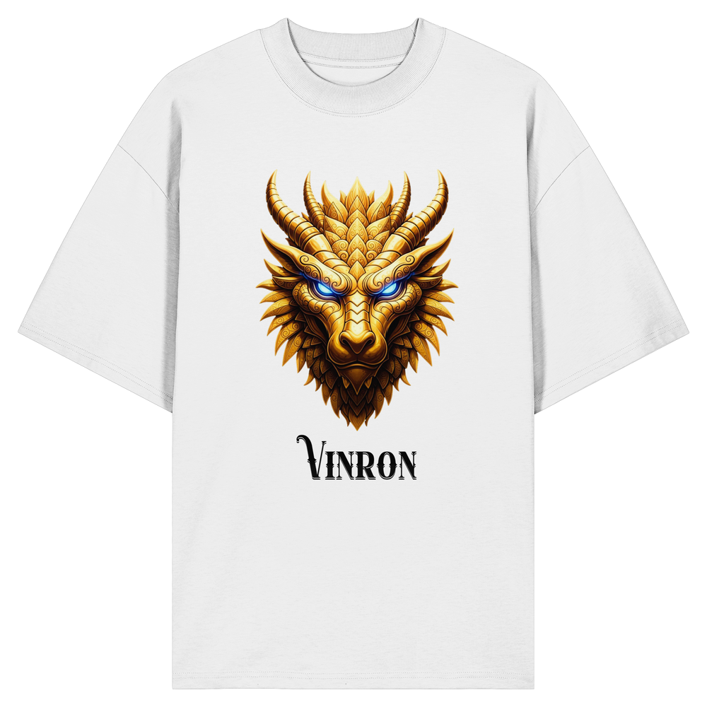 Vinron Dragon with Vinron  - Organic Oversize Shirt