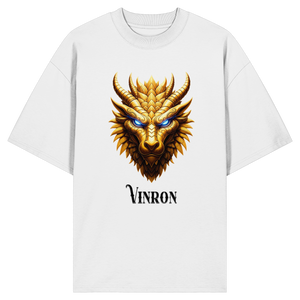 Vinron Dragon with Vinron  - Organic Oversize Shirt