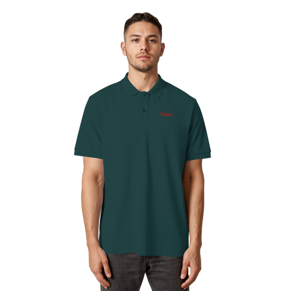 Vinron Red Polo-Shirt - Organic Poloshirt